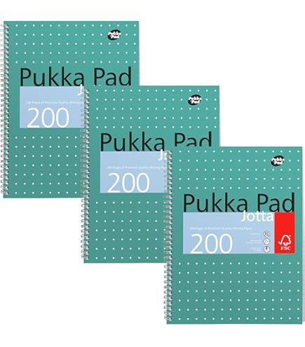 A4 80g/m² Teinté Cahier Ligné Spécial Dyslexie Pukka A4 - 50 Feuilles 80g/m² - Marge Colorée - Lavande Pukka A4 Marge Lavande