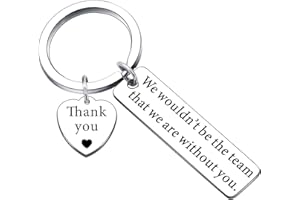 QMVMV Boss Coworker Coach Appreciation Gifts Men Women Office Keychain Boss Day Chritsmas Cheerleading Retirement Thank you Gigt for Team Leader PM Manager Employee