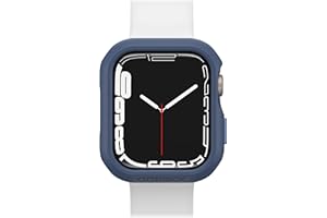 OtterBox Całodzienne etui na zegarek Apple Watch Series 9/8/7-45mm, Odporny na wstrząsy i upadki, elegancki futerał ochronny na zegarek Apple, chroni wyświetlacz i krawędzie, Ciemny Niebieski