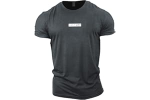 GYMTIER JUST Lift - Maglietta da palestra per uomo, bodybuilding, sollevamento pesi e allenamento strongman