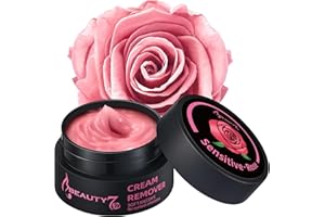 Beauty7 Eyelash Extension Remover Cream Rose Flavour Low Irritation and Fast Dissolution Eyelash Remover for Extensions Lash Remover Individual Eyelash Extension Cleanser (rose)