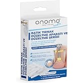 Onomo Batık Tırnak D&uuml;zeltici Set, Tırnak Kaldırma Aparatı ve 10 Adet Batma Engelleyici &Ccedil;ubuk