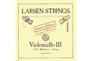 LARSEN STRINGS Larsen Saiten für Cello Sol Acier chromé/Tungstène Soloist's Edition lll 4/4; Soft