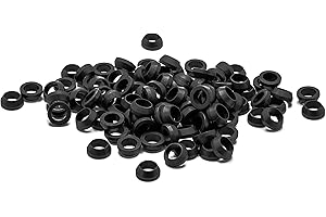 KINETICS LINE Guarnizioni Coniche 3/8 Pollice Foro 10 mm 100 Pezzi PVC Guarnizioni a Cuneo per Collegamenti di Tubi, Impianti Idraulici, Sistemi di Scarico, Elettrodomestici (-15°C a 60°C)