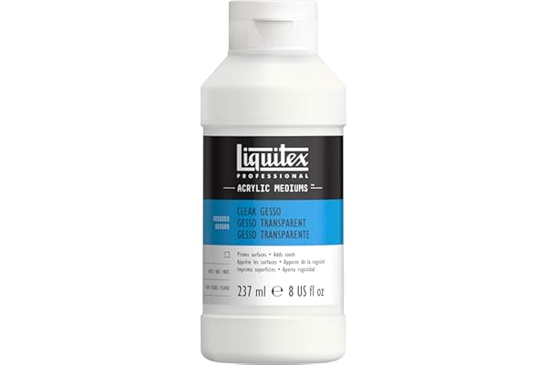 Liquitex Additif - Gesso Acrylique Transparent Flacon 237ml