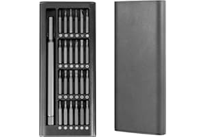 HAOCHEN Zestaw, 24 w 1 Precyzyjny Magnetyczny zestaw narzędzi do napraw, Zestaw precyzyjnych śrubokrętów, Zestaw bitów do zegarków, okularów, elektroniki