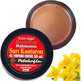 Petekoğlu (50ML) Elyapımı Sarı Kantaron Yağı Kremi Balmumu Zeytinyağı Kremi Merhemi Onarıcı Nemlendirici krem