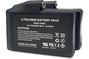 KRASER KRB01 Pack 2 Rechargeable Batteries for Heated Gloves Clothing Electric Socks, Lithium Polymer Replacement Battery, Female Connector, 7.4 Volt 2200mAh Lithium-ion