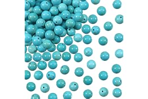 TOAOB 100 st naturliga stenpärlor, 8 mm, blå, runda lösa ädelstenspärlor, ädelsten, energi, helande pärlor för smyckestillverkning, halsband, armband, örhänge