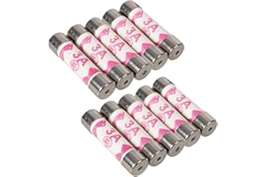 Nartel® BS1362 Fuse Cartridge 3 amp for UK plugs (Pack of 10)