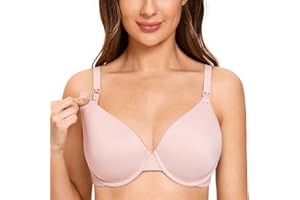 Gratlin Sujetador de Lactancia para Mujer con Aros Acolchado, Sujetador de Maternidad, Sujetador de Maternidad, cómodo Copas Completas