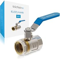 Produktbild von 4 Stück Kugelhahn 3/4 Zoll Mit Hebelgriff – Aus Messing, Innen-/Außengewinde, Für Wasser & Gas, 62 Mm