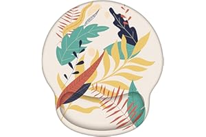 SHESHY Mouse Mat, Mouse Pads with Wrist Support, Non-slip Rubber Base,Milk Silk Fabric with comfortable, Ergonomic, Novel patterns Beautiful and Fashionable