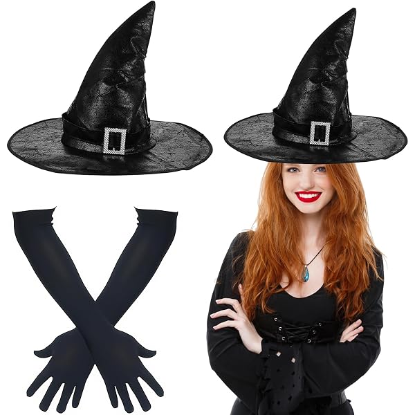 Acan Tradineur – Gorro De Bruja Para Adultos, Poliéster, Sombrero De Maga Con Araña Decorativa, Ideal Para Halloween Y Carnaval