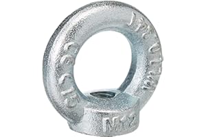 Chapuis, Anneau de levage femelle, Acier C15, M12, Charge de travail indicative 340 kg, Anneau Femelle utilisé pour le levage, Charge de travail importante, Utilisation professionnelle