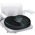 Trajectory Back Support for Chair, Memory Foam Car Seat Office Chair Back Support Cushion (Seat Cushion)