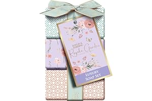 Baylis & Harding Royale Garden Lavender & Rosehip Tea Luxury Wrapped Soaps Gift Set (Pack of 1) - Vegan Friendly