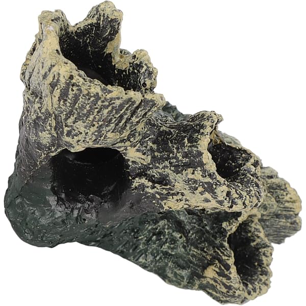 IBWell Aquarium Wood Fish Tank Decor - Resin Fake Log Hideout For Fish, Turtles, Reptiles Up To 20 Gallon Tank - View #10