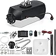 Triclicks 12V 5KW Air Diesel Heater Parking Heater Diesel Night Heater with Silencer LCD Switch Remote Control 10L Tank For Truck, Boat, Car Trailer, Motorhomes, Campervans, Caravas (Style 10)