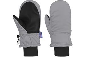 ‎PONCEAU PONCEAU Kinder Skihandschuhe Winterhandschuhe Kleinkinder Winddicht Skihandschuhe Warme Wintersport Handschuhe Winddicht