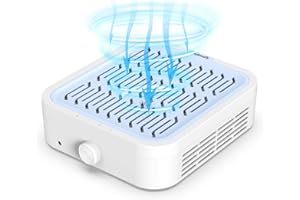 Adonafy Professional Nail Dust Collector: Powerful Nail Extractor Fan Dust Collector with HEPA Filter - Portable Dust Extractor Nails for Salon Home, 28-45 Manicure Enthusiast, Blue