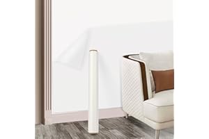 Loiion Electrostatic Wall Protective Film, Frosted Wall Protector Removable Contact Paper, Matte Static Cling Protective Film, Wall Protector From Trash Can, Chair Back, Furniture, Door, 200cm