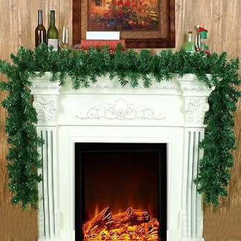 Littlegrass 9ft 2 7m Christmas Garlands Decorations Artificial