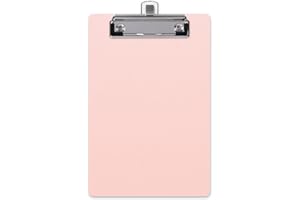 Piasoenc Lot de Un en bois recyclé pour bureau, école, format standard A5, 15,2 x 22,9 cm, porte-trombones, porte-documents, tableau d'écriture avec porte-stylo