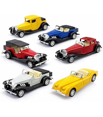 Set of 4: 1957 Chevy Bel Air Coupe 1:40 Scale (Black/Blue/Red
