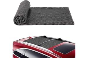 Locisne Tapis de Toit Antidérapant et Anti-déchirure pour Voiture, Protection Anti-éraflure pour Véhicules, SUV - 120*90 cm / 47.2"*35.4"