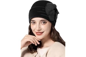 Superora Cappelli da Donna 100% Lana Elegante Cappello Cloche Inverno Caldo Berretti Vintage Secchiello