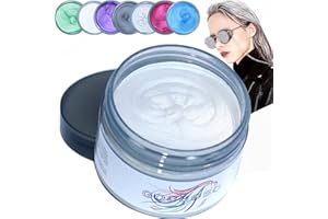 GOCBOBO Coloration Temporaire Cheveux Cire de Couleur Cheveux Lavable pour Cosplay Halloween Fêtes Cire Colorante Cheveux