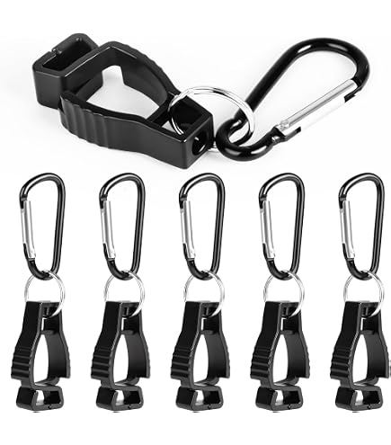 thumbnail image 2 of Max-Craft AT07 Glove Clip Holder - Safety Crabber Hook Catcher Utility Clamp Keeper - Yellow 2 of 6