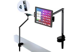 Baixinda Supporto Tablet, Flessibile Regolabile Porta Tablet, Supporto Tablet da Tavolo,Supporto Tablet Letto Supporto ipad,per Dispositivi da 11,9 a 33 cm,iPad Mini,Air,iPhone.