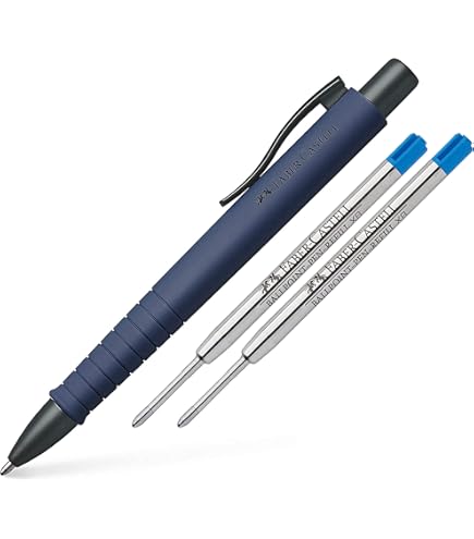 Faber-Castell Grip Plus Metallic - Penna A Sfera Nero M - Foto 2