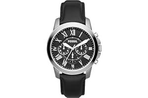 Fossil Grant Uhr Für Herren, Quarz-Chronographenwerk, Mit Edelstahl- Oder Lederarmband