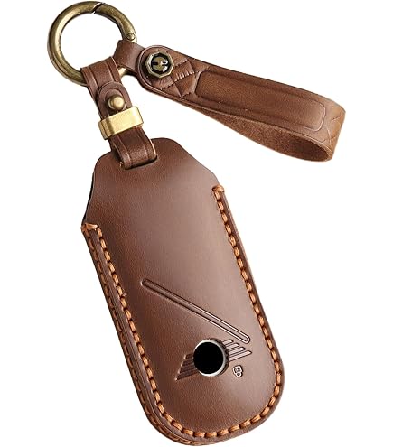 Ontto Cowhide Car Key Cover Fit For BMW MINI One Cooper S F66 PHEV - View #12