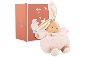 Kaloo - Pink Rabbit Plush 25cm - Ultra-soft plush for baby - Tender companion from birth - Ideal size for little hands - Birth Gift - K214018