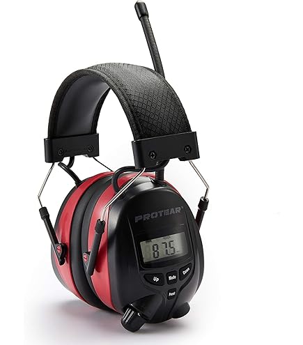 Cuffie Protettive Gardtech Con Radio FM E Bluetooth - Ear Defenders Con Display LCD E Scheda SD - Foto 3