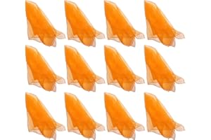Hoerev Juggling Danse des Foulards Lot de 12 (40cmx40cm),12 Orange