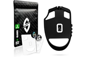 SensoryBoost DPS Glides (2 Unidades) para Razer Naga X - Ultra rápido, Redondeado, Baja fricción, Duradero, de Repuesto, Patines - Accesorios de actualización de ratón para Juegos
