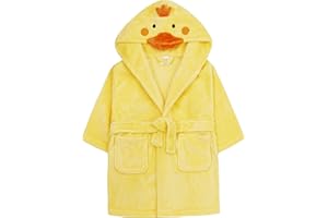 undercover lingerie Babys/Toddlers Infant Kid Soft Fleece Hooded Dressing Gown Bath Robe