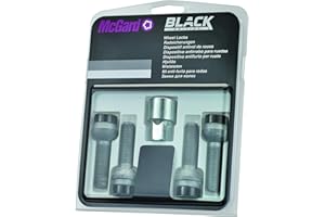 McGard 28017SUB Tornillos Antirrobo de Ruedas Sub M14x1,5, Color Negro