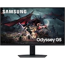 Samsung Odyssey G50D QHD Gaming Monitor, 27 Zoll, Bildschirm mit ...