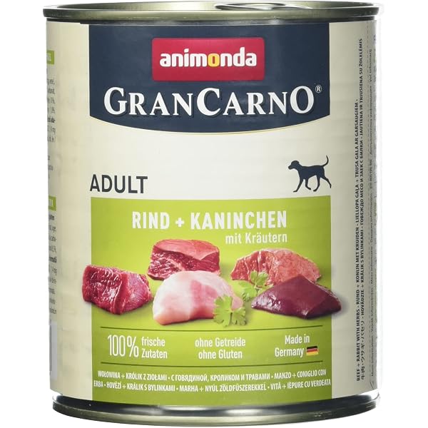 Comida Para Perros Animonda GranCarno (6 Packs) - Multicarne Sin Cereales, 100% Natural
