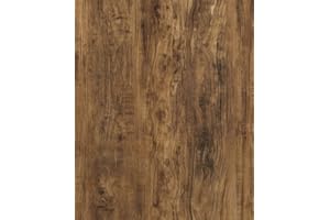 Timeet Brown Wood Wallpaper 44x200cm Brown Oak Wood Effect Peel and Stick Removable Furniture Stickers