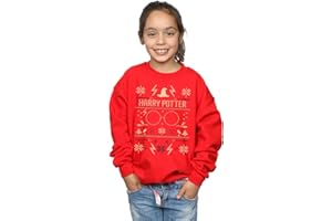 ABSOLUTE CULT Harry Potter Girls Christmas Pattern Sweatshirt