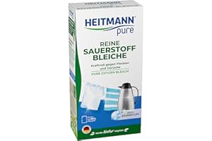 HEITMANN pure Reine Sauerstoffbleiche: Ökologisches Bleichmittel, hohe Waschkraft gegen Flecken & Schmutz, 1x 350g