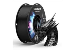 Creality PETG Filament 1.75 3D Printer Filament:Excellent Toughness High Precision Dimensional Accuracy +/- 0.02 mm, 1kg Spool(2.2lbs) Fits for Most FDM 3D Printers,Black PETG