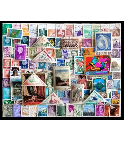 Isc India 200 All Different Used Postage Stamps - Large & Small